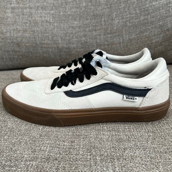 Vans Gilbert Crockett Marshmallow Gum Skate Shoes Men's 8 rare & discontinued - Picture 3 of 13